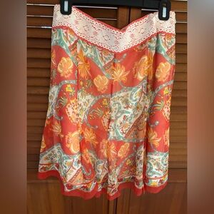 Antonio Melani Patterned Skirt - Size 10